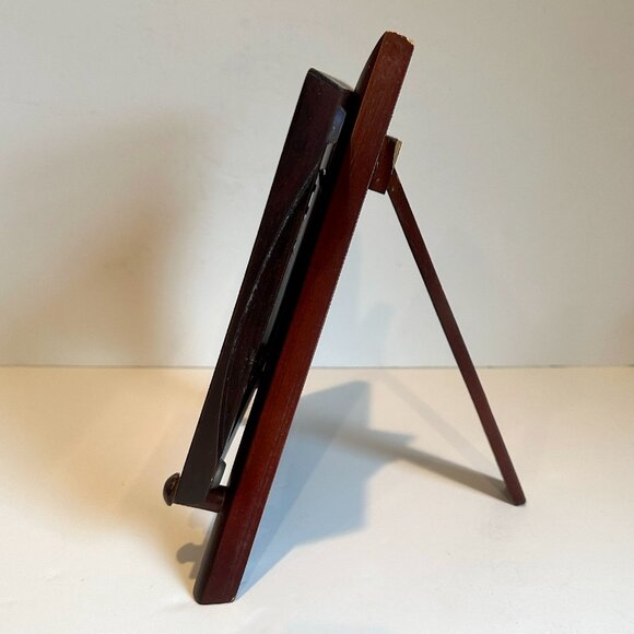 Kathryn White Artist "Linen with Peonies" Floral Framed Wall Tile/Trivet w/Easel - Picture 3 of 11